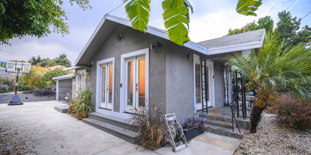 Gray and white Los Angeles home