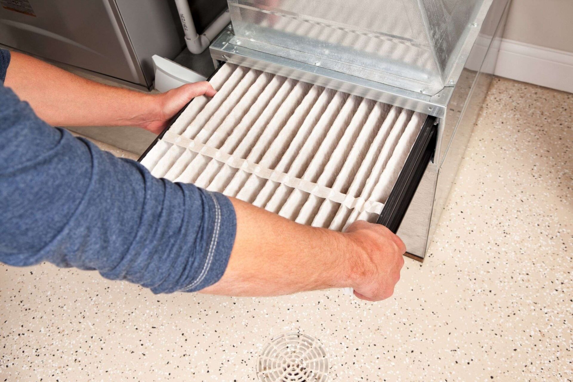 Humidifier clogging furnace filter discount