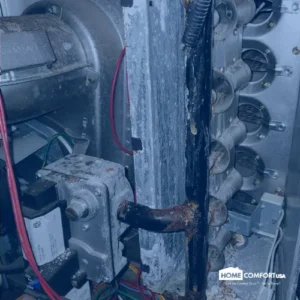 the inside of an air conditioner